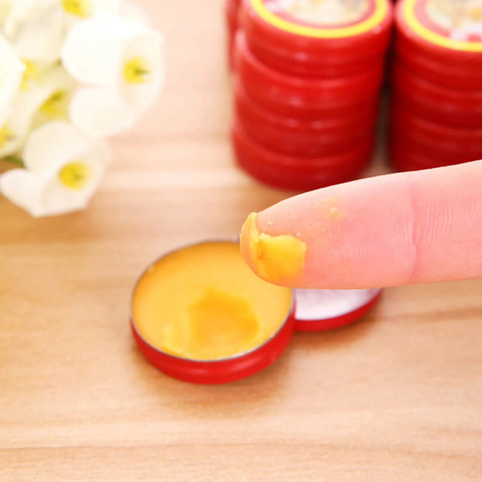 5PCS Natural Tiger Balm Essential Oil Treatmentof Influenza Cold Headache Dizziness Muscle Tiger Solid Balm Air Fragrance Indoor