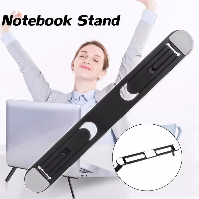 Universal portátil riser suporte notebook almofada de refrigeração invisível portátil mini suporte dobrável para hp dell lenovo macbook portátil suporte