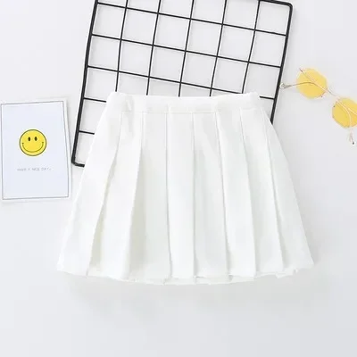 Girls Skirts Autumn Vintage Pleated Plaid Skirts School Teens Girl Spring Kids Skirt Children Clothing 3 4 6 8 10 12 13 14 Years