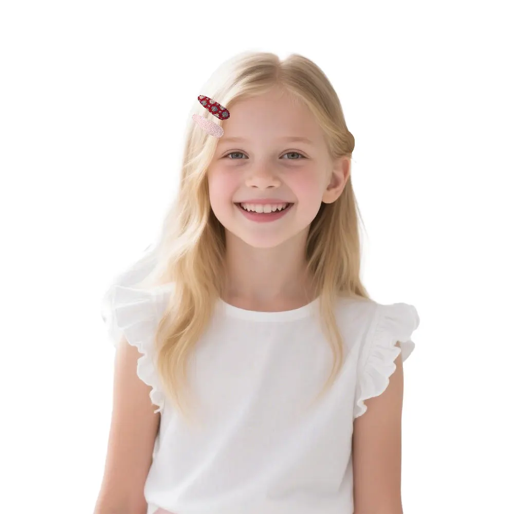 6 قطع مشابك مختلطة، مشابك شعر ثلاثية الأبعاد مجزأة جانبية لطيفة، مناسبة لحفلات أعياد الميلاد، إكسسوارات شعر للفتيات في تجمع الزفاف