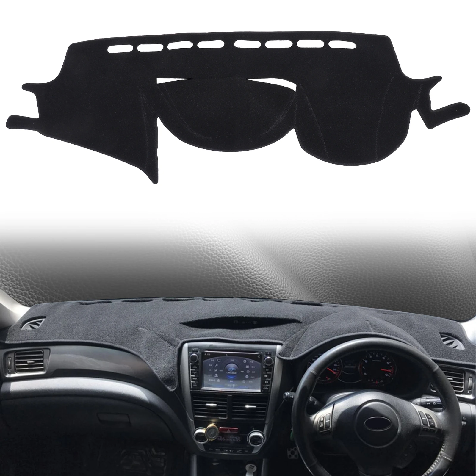 fit for Subaru Outback Legacy Liberty 2010-2014 Car Dashmat Dashboard Cover Pad DashMat Sunshade Protective Carpet Accessories