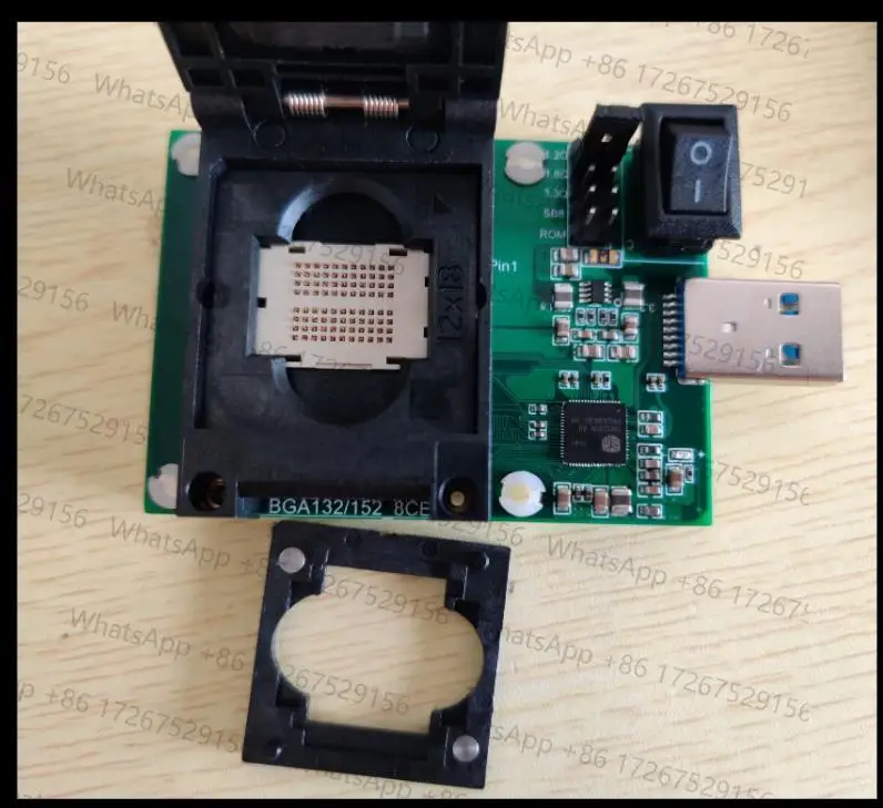 

SM3281N Тестовая стойка AB/BB Nand Flash Пустая стойка Флэш-памяти BGA132/152 8CE