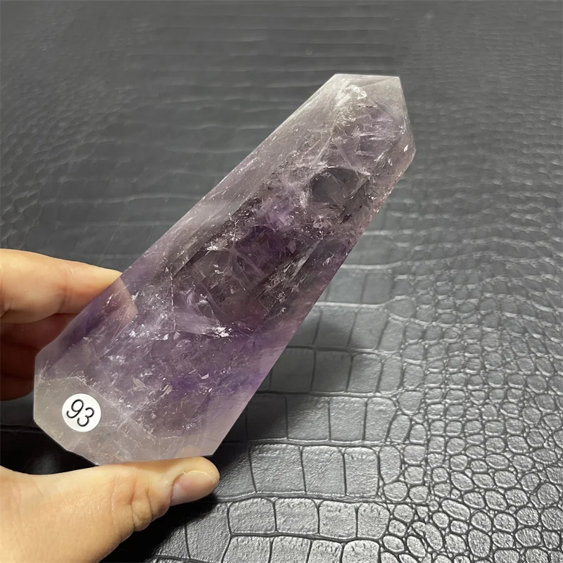 

400g Rainbow Natural Amethyst Point Crystal Healing Energy Stone Natural Quartz Home Decor Reiki