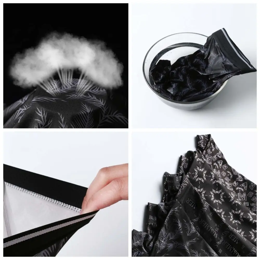 

4 шт. дышащие полосатые мужские трусы на плоской подошве большого размера, бесшовные шорты-боксеры, мужские трусы с низкой талией, мужское нижнее белье, подарки