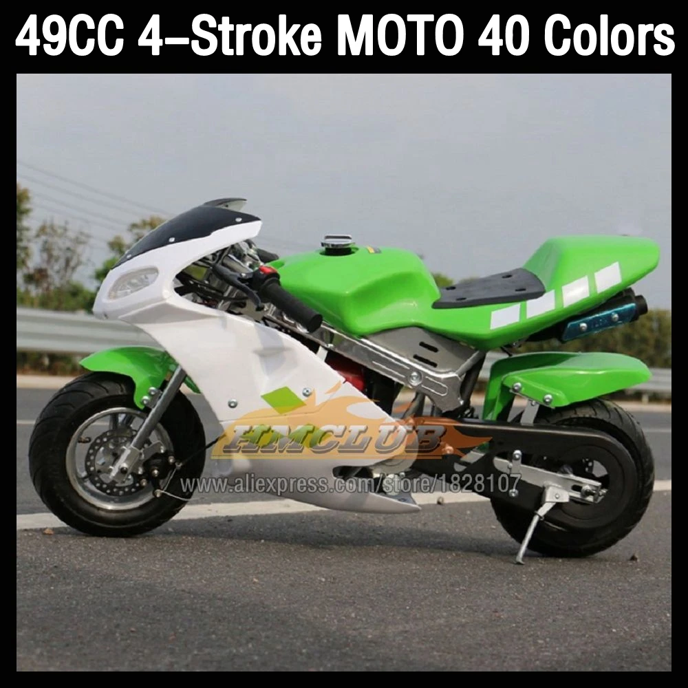 49CC 4-Stroke Gasoline Motorcycle Racing MOTO Dirt Bike Motorbike For Adult Children Boy Girl Child Student Men Women Man Woman