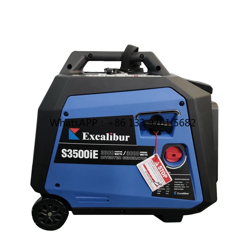 2025 Hot SaleExcalibur Factory Price 8h Running Time 50Hz 230V 3 kw 3.2 kw  Inverter Silent Generator Mini Generators fo