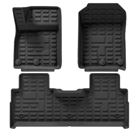 for  L7 PLUS Floor Mats 2024 - 7-seat All-Terrain TPE 10mm Thick 4-Piece Set Heavy-duty Non-Slip Waterproof Full Set