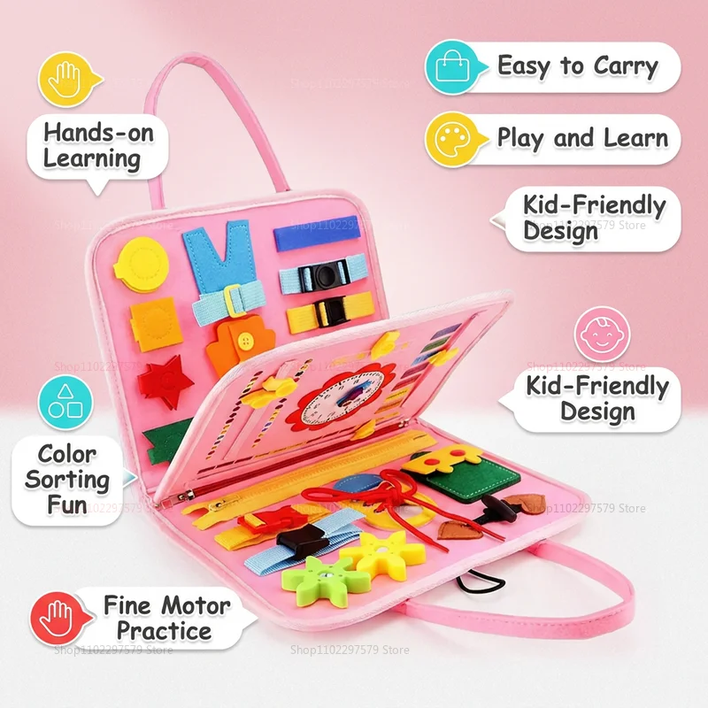 กระดานกิจกรรมมอนเตสซอรี่สำหรับ - Kids Outdoor Learning Activities บทวิจารณ์และราคา