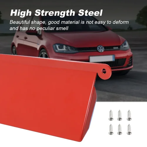 Imagen 2 del producto Kit de pala de entrada de aire dinámica, buena resistencia y estilo, color rojo, para VW Golf MK7/MK7.5 R 2012-2018, sistema de entrada de aire para automóviles