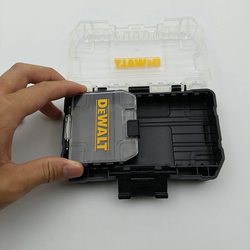 DEWALT Black Medium & Small Tough*2 Case TSTAK Compact 148*85*40MM 74*67*17MM Mini Tool Accessory Storage Box