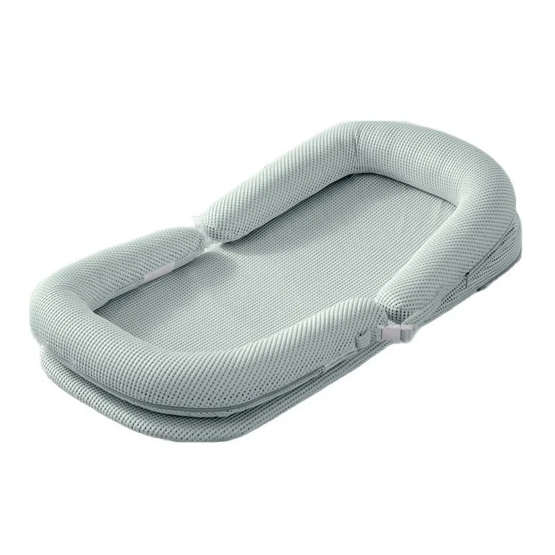 Alas tidur bayi anti-selip, bantalan pijat sentuh untuk bayi baru lahir, konsol bionik