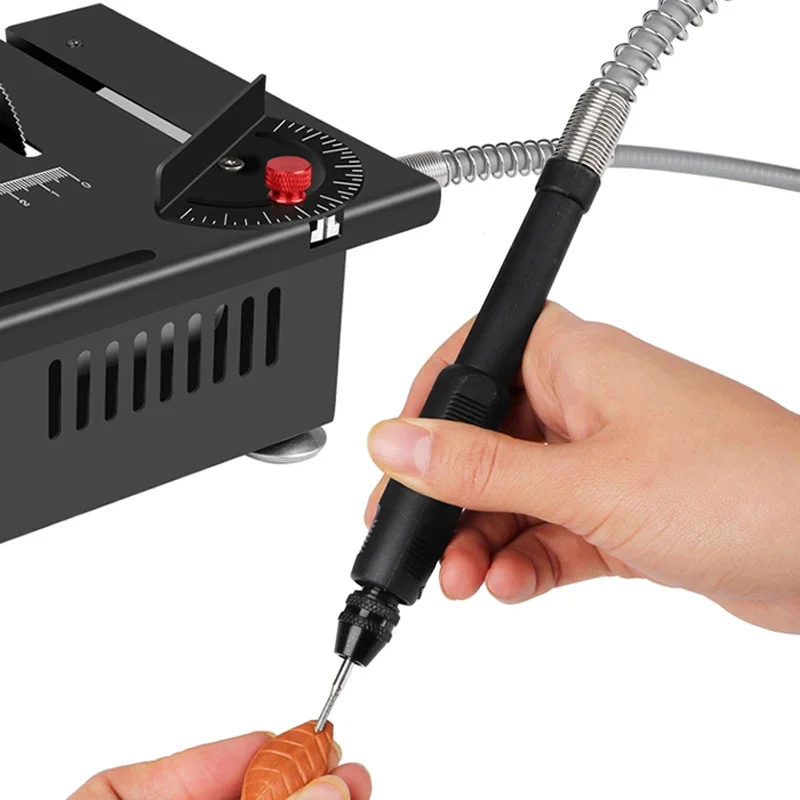 220V Household Mini Table Saw Electric Desktop Multifunctional DIY Crafts Cutting Tool