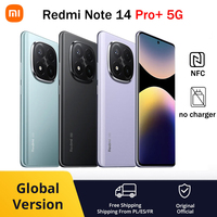Global Version Redmi Note 14 Pro + 5G Smartphone Snapdragon 7s Gen 3 200MP 120W HyperCharge IP68 NFC Rear Camera Without Charger