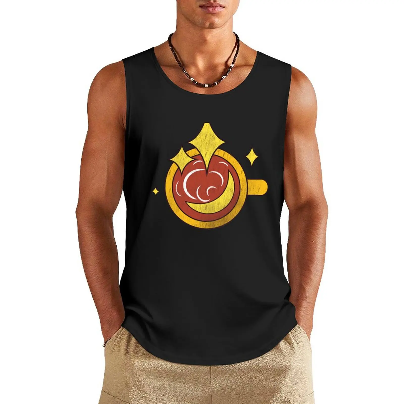 

Moonstone Cafe Logo Tank Top tops Clothing anime gym gym for men