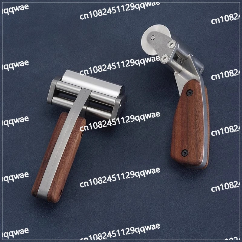 630G/60mm Heavy Duty Stainless Steel Roller Rubber Roller DIY Leather Handmade Leather Goods