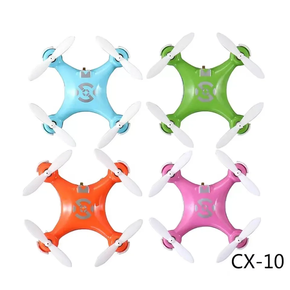 LED RC Quadcopter Toy CX-10 Mini Drone 2.4G 4CH 6 Axis Toy Drone Toys For Kids Adult Helicopter Pocket Drone With LED Light Gift