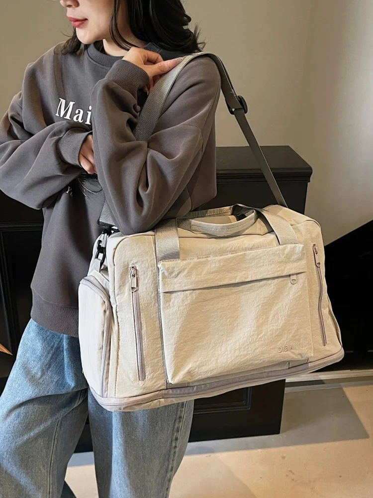 

Lightweight Large Capaci Sports Fitn Bag for ort Trips Travel Bag with Expandable Feature Materni Bag Dry Wet Separa...