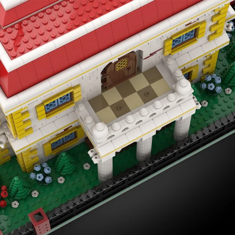 4078 قطعة MOC محافظ S قصر القراصنة نموذج اللبنات العمارة هدايا عيد الميلاد تجميع لتقوم بها بنفسك اللعب الطوب الإبداعي