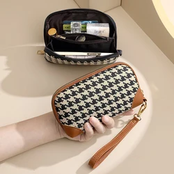 Long Wallet for Women Fashion Plaid Pattern Purse Large Capacity Portable Phone Bag Female Credit Card Holder Cash Coin Wallet