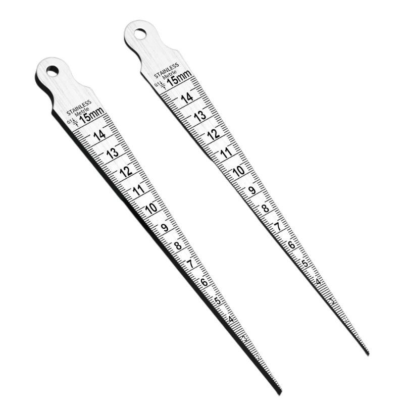 547F Precisions Tapers Gauges Steel Double Scale Narrow Space Measurement