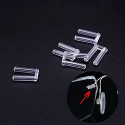 100pcs Rimless Glasses Double rubber plug Lock Bushings eyeglasses plastic double bushing pins