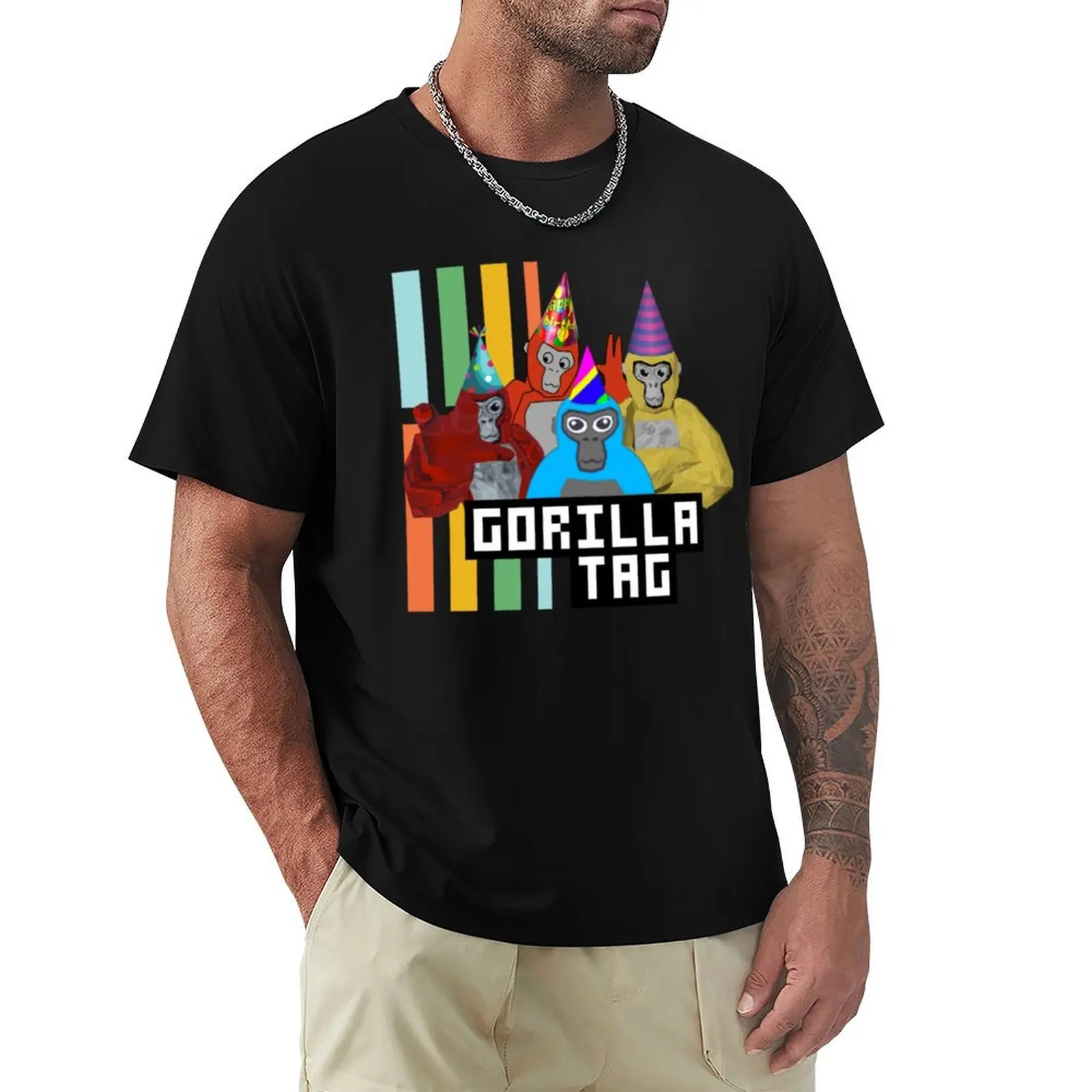 

Gorilla Tag Party Time 5 T-Shirt Louboutins Personalized t-shirt kawaii clothes sweat clothing for men