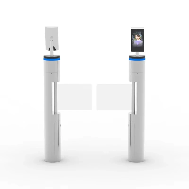 Automatic Pedestrian Swing Turnstile Gate High-Speed Access Control System Code Reader Anti-Collision Barrier Traffic