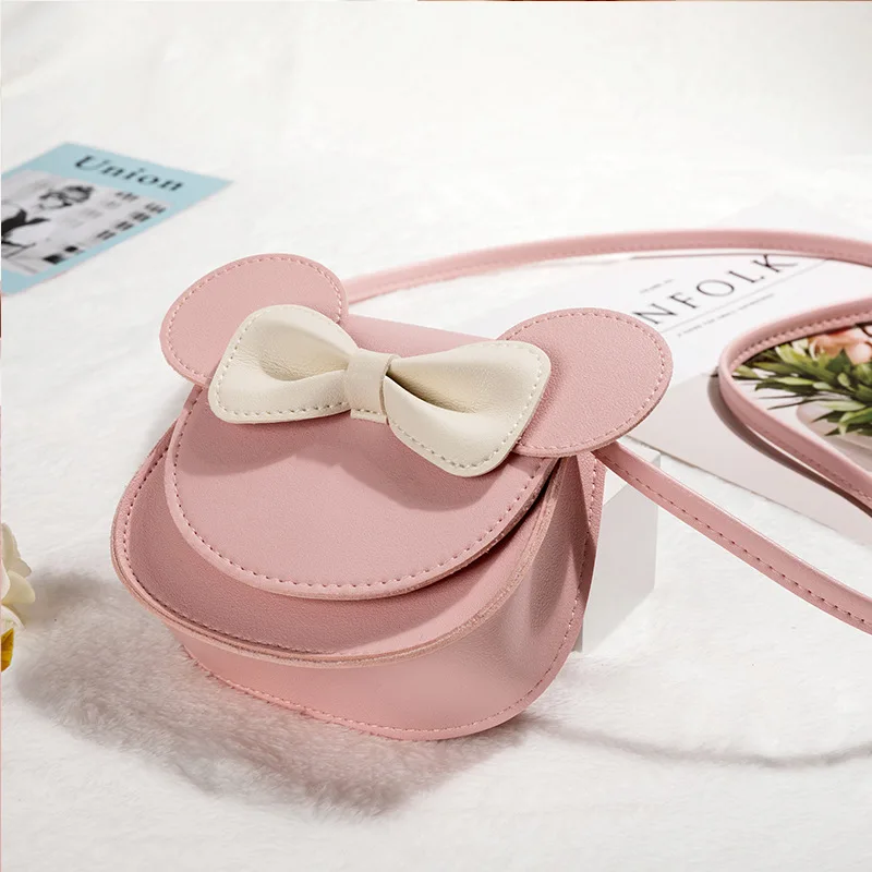 Crossbody Bag Korean Trend Cute Cartoon Bow Western Style Coin Purse Mini Princess Bag