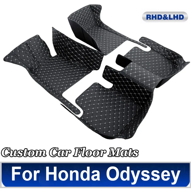 

Car Floor Mats For Honda Odyssey Seven Seats 2004 2005 2006 2007 2008 Custom Auto Foot Pads Carpet Cover Interior Accessories
