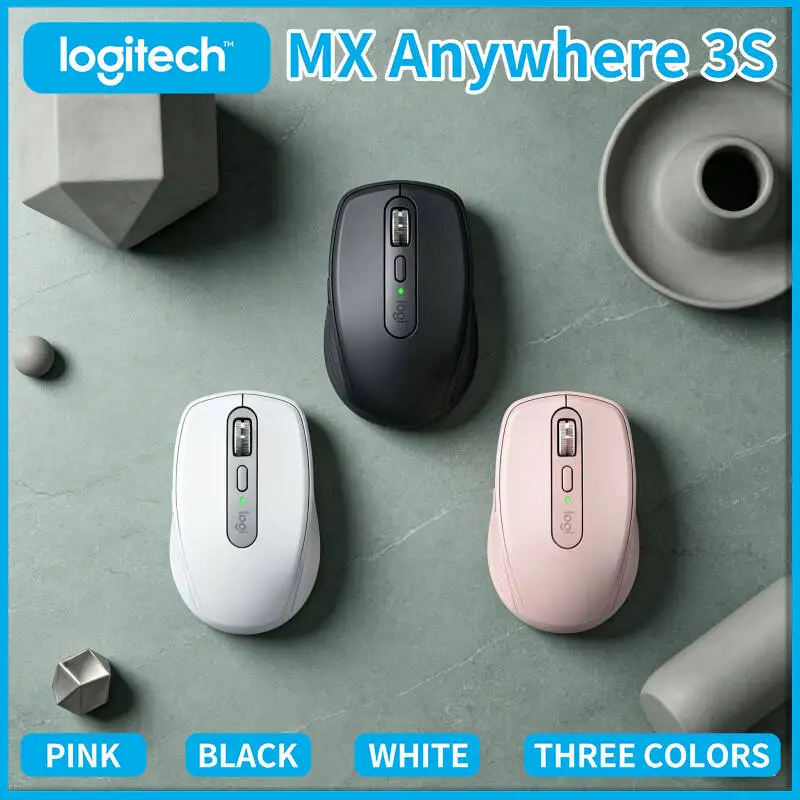 

Top-Tier Logitech MX Anywhere 3S - 8K DPI Darkfield, MagSpeed Hyper-Scroll, 3-Device Sync, USB-C Fast Charge