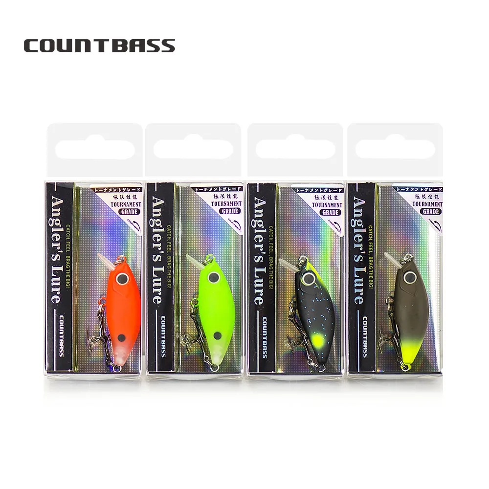 COUNTBASS Langsam sinkender Minnow 43 mm 1-3/4" 4,8 g 3/16 oz. Wobbler HardBait Plug Angelköder La Peche Au Leurre – Detail 22