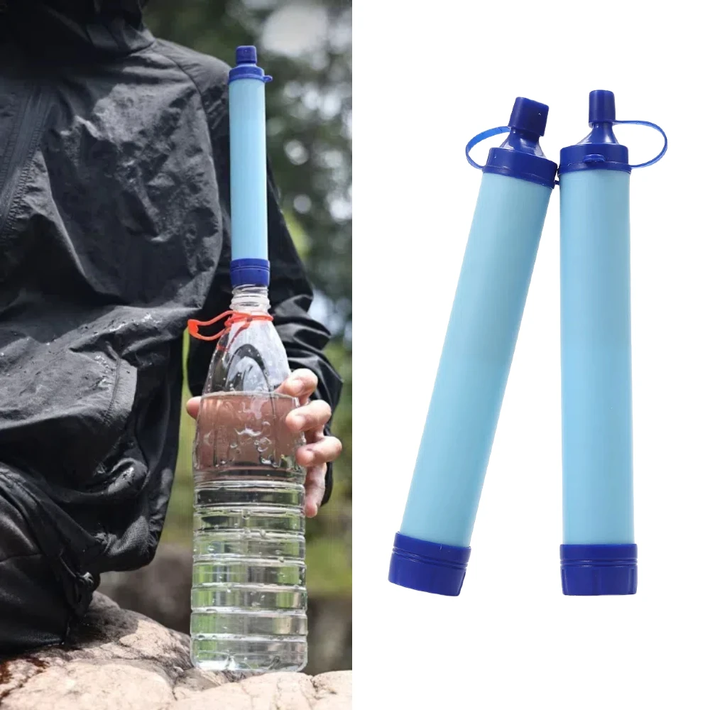 Filtro de agua al aire libre Purificación portátil para acampar Purificador de agua para senderismo, adecuado para acampar al aire libre en arroyos y lagos