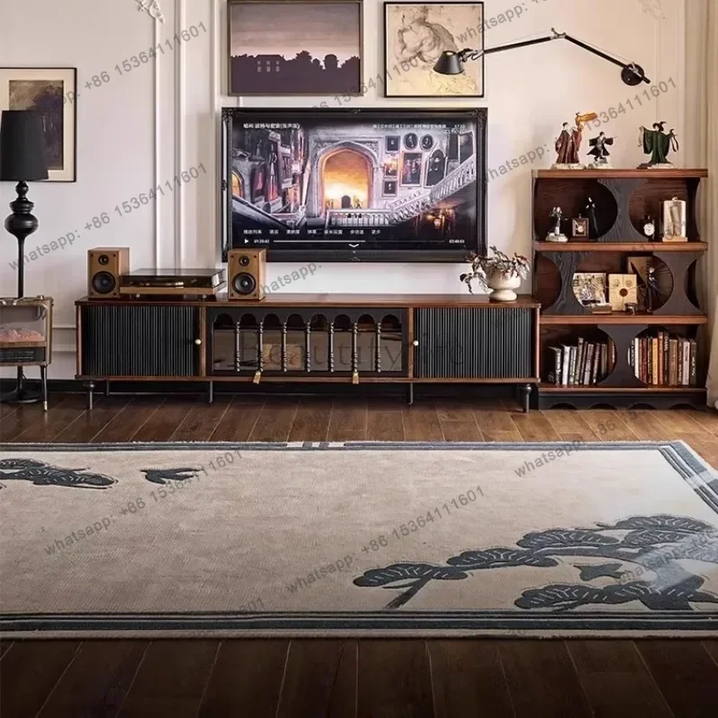 Organizer Storage Tv Stands Living Room Mobile Modern Display Luxury Drawers Tv Table Wood Archivadores Chinese Style Furniture