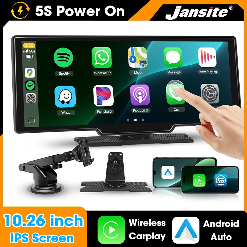 Ecran-d'affichage-carplay-pour-voiture-de-1026-pouces-autoradio-android-auto-lecteur-multimedia-video-systeme-intelligent-automobile-plug-and-play