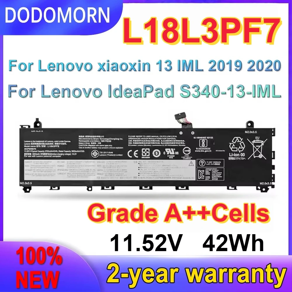 

High quality L18L3PF7 Battery For Lenovo IdeaPad S340 C340 Flex 15 Xiaoxin 14/15 IIL 2019