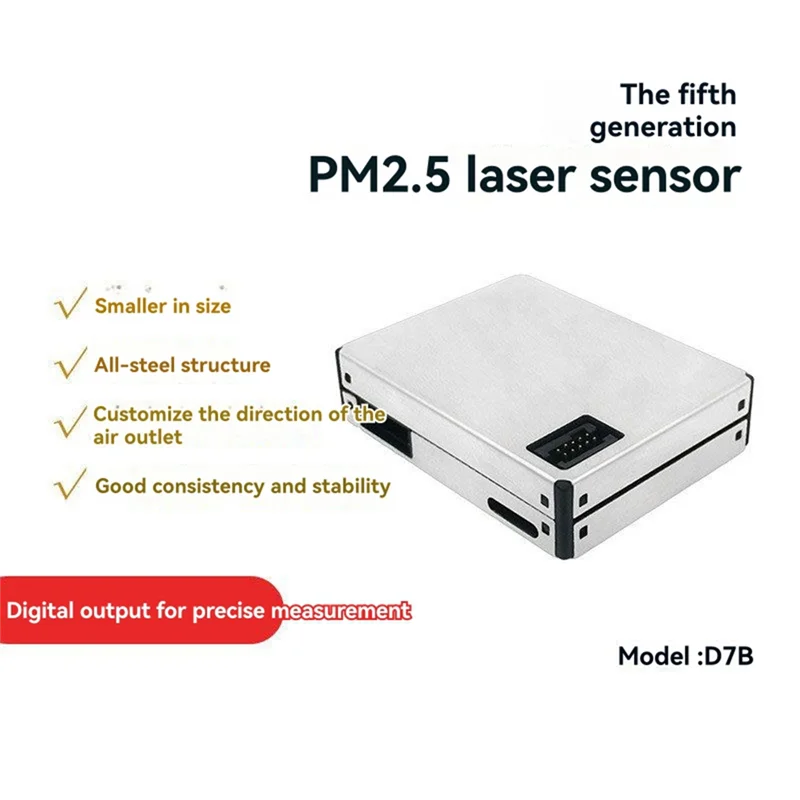 【인기 품목】공기 청정기 실내 가스 대기 질 테스트용 Plantower용 먼지 PM2.5 레이저 감지 입자 센서 모듈 D7B