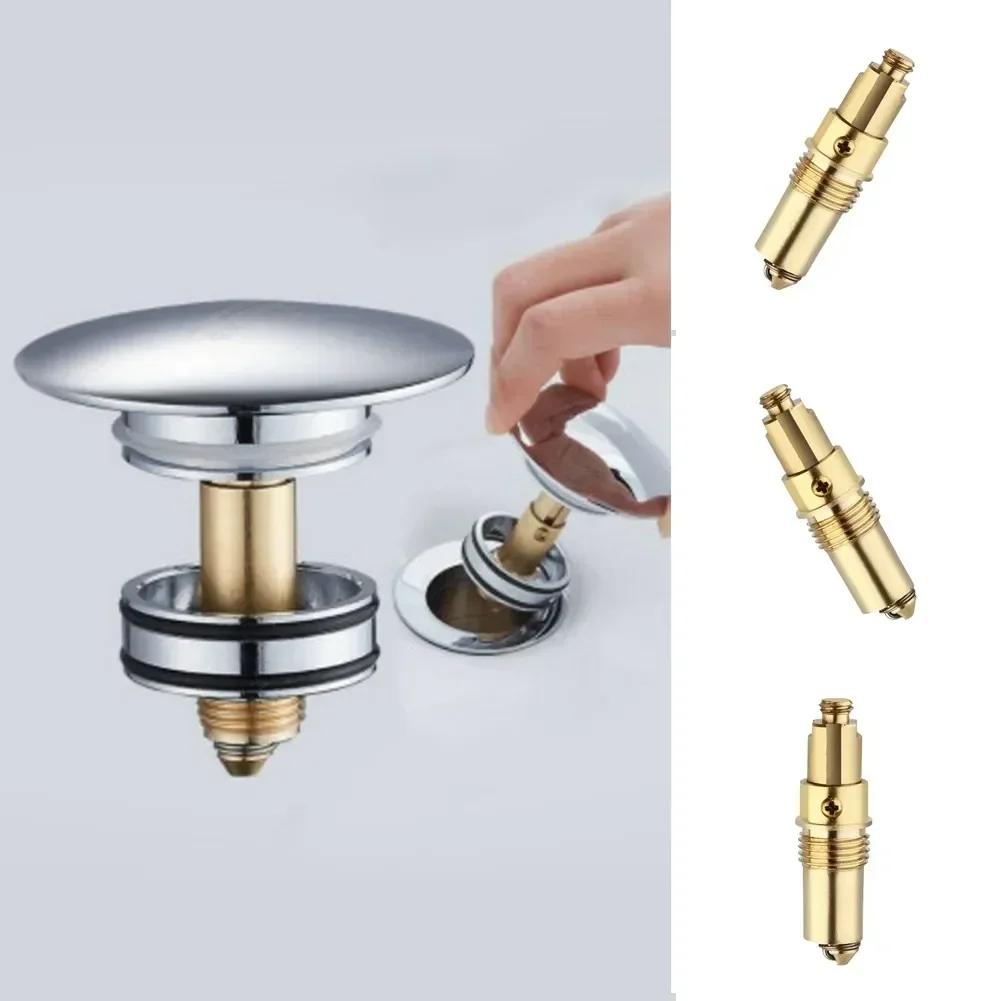 

Basin Waste Easy Pop Up Click Clack Plug Bolt Spring Drains Accessories A1112 Replacement Basin Water Sealing Cover Parts