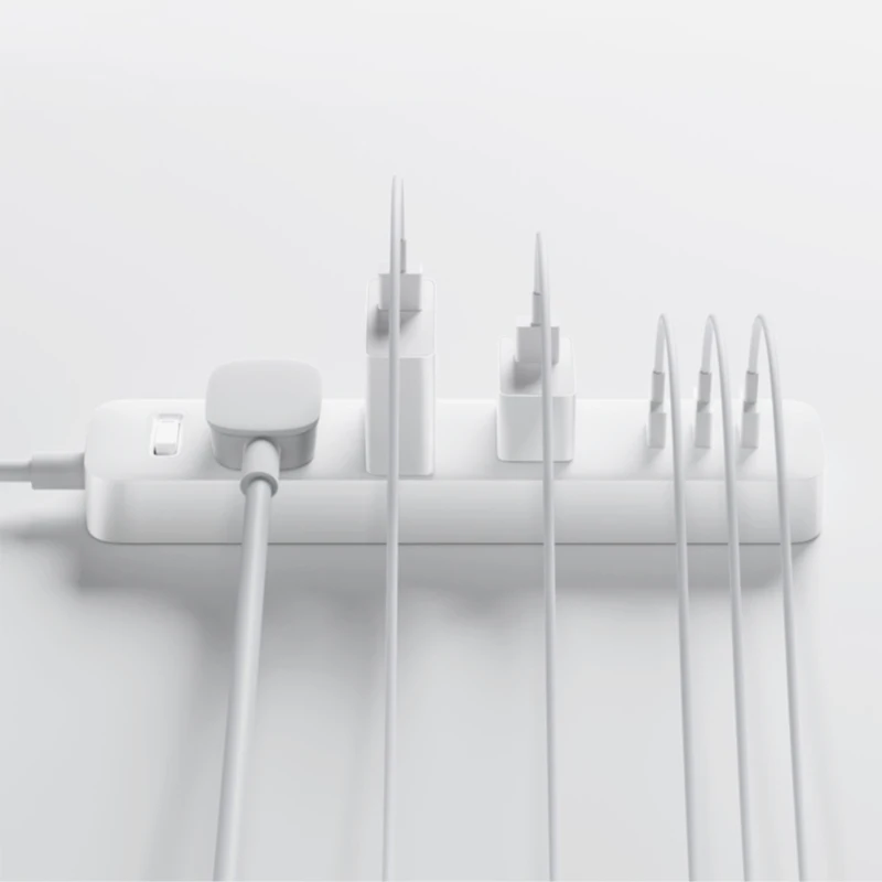 Original Xiaomi Smart Home toma de corriente electrónica carga rápida 3 USB con 3 enchufes enchufe estándar para vida en casa inteligente