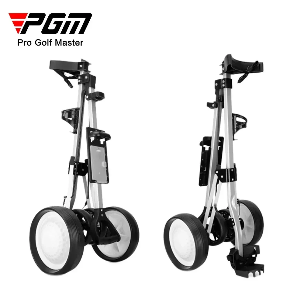 PGM Golf three-wheeled golf cart, four-wheeled golf bag, foldable , trolley