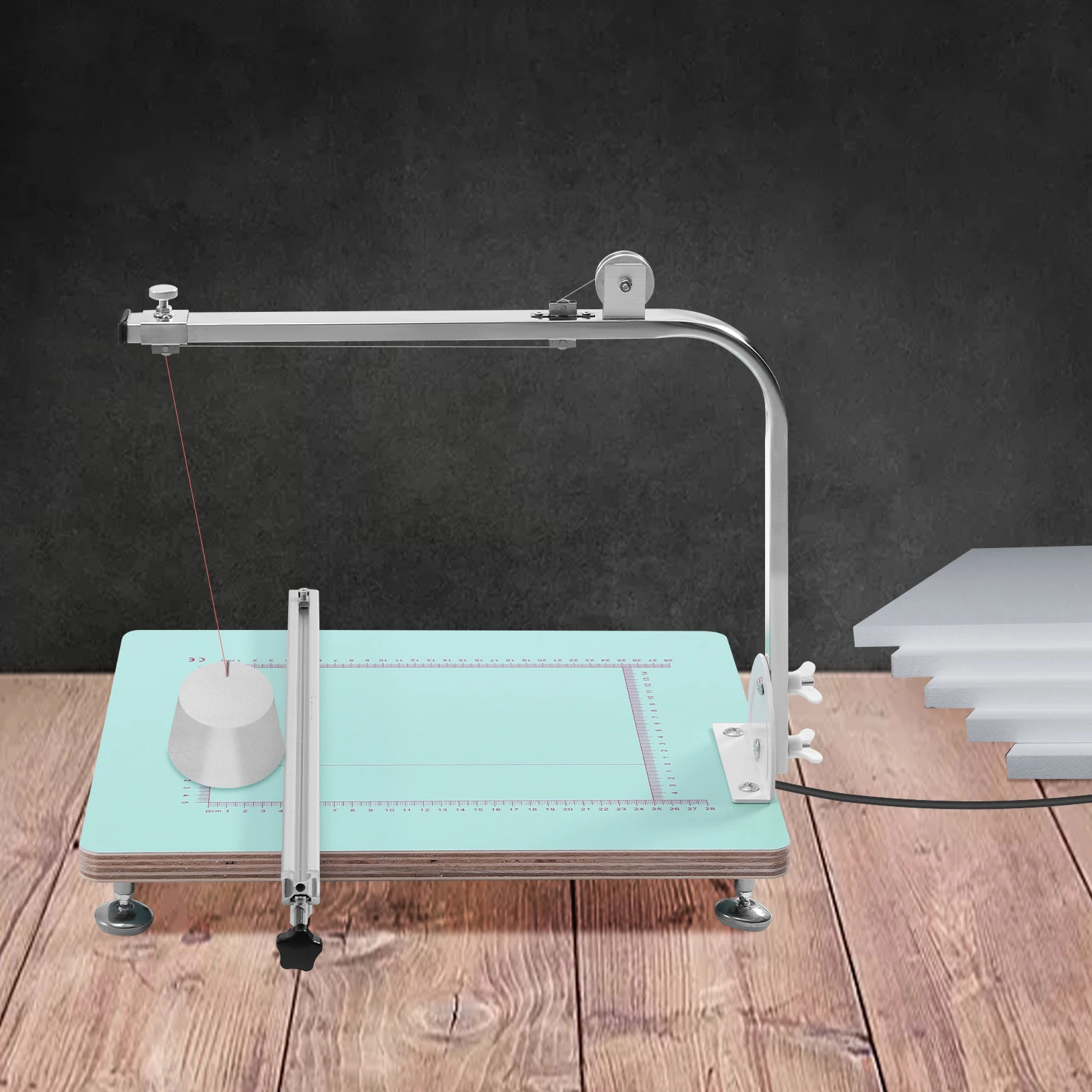 

Станок для резки пенопласта, 72 Вт, резак для горячей проволоки, набор инструментов для резки губки 0-300 ° C Электрический резак горячей проволоки