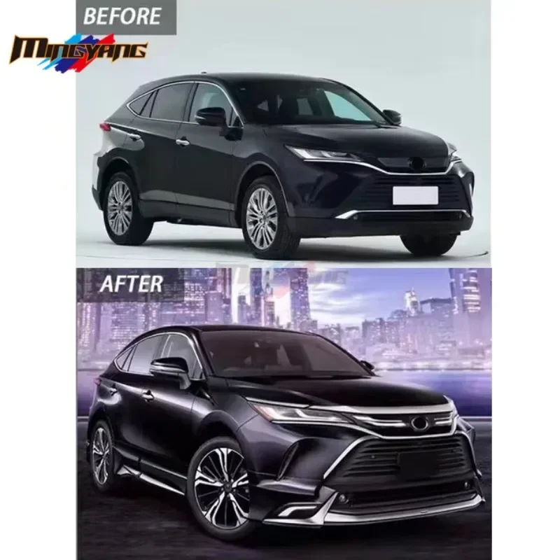 

Factory Hot Selling NEW pp Plastics Modellista Design Body Kit Car Bumper Lip Grille 2021 2022 for Harrier Bodykit