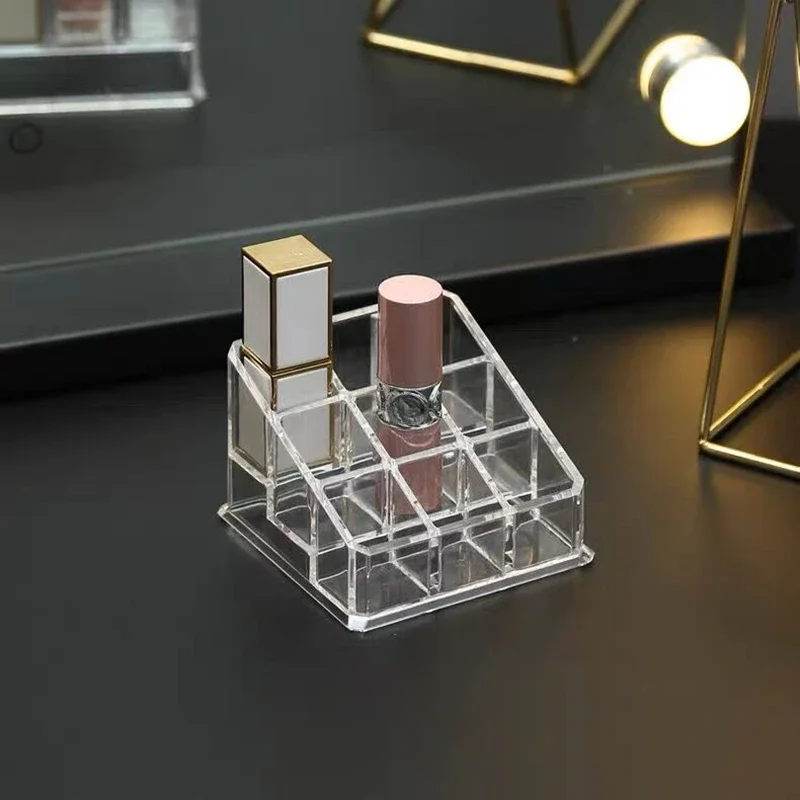 9/24/36/40 Grids Makeup Organizer Box Transparent Make Up Jewelry Holder Home Bathroom Desk Lipstick Storage Boxes Accessories