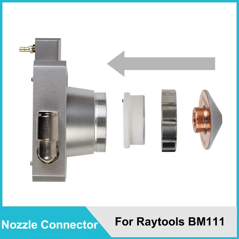 Raytools bocal conector cabeça de corte a laser bm111 sensor cabeça sensor cabeça capacitor