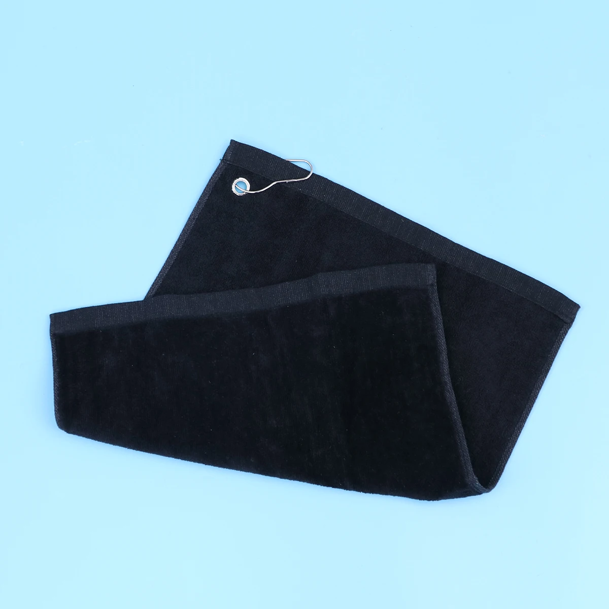 

Golf Towel 32 X 40Cm Cotton Absorbent For Club Heads Grips Balls Hands Hook Loop Travel Sports Outdoor