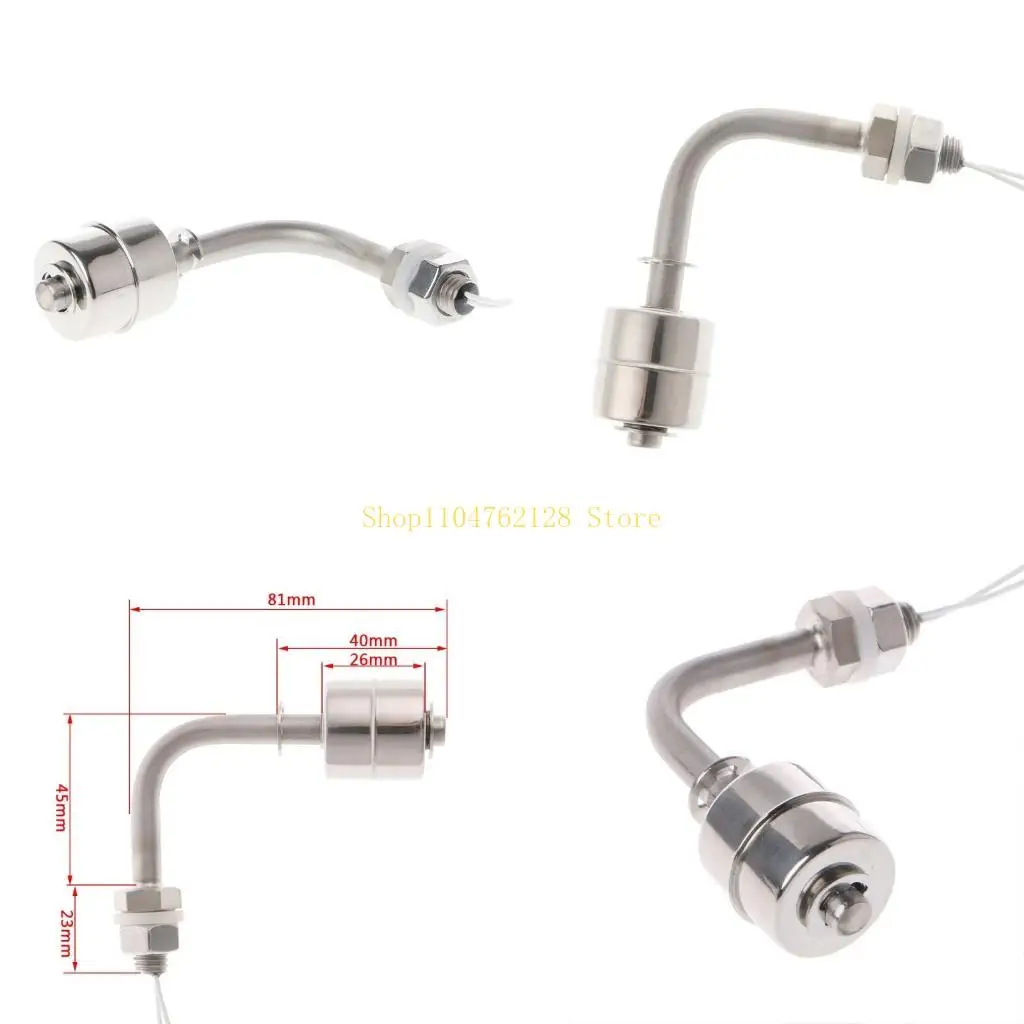 

Поплавковый выключатель из нержавеющей стали, угловой, вертикальный для головки жидкой воды для резервуара, лучшая распродажа