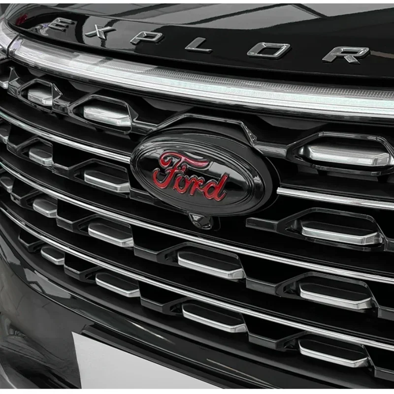 عجلة توجيه سيارة ملصق مائي الجبهة الخلفية شارة محور ملصق لفورد اكسبلورر إسكيب ST كوغا مونديو التركيز حافة الخطى