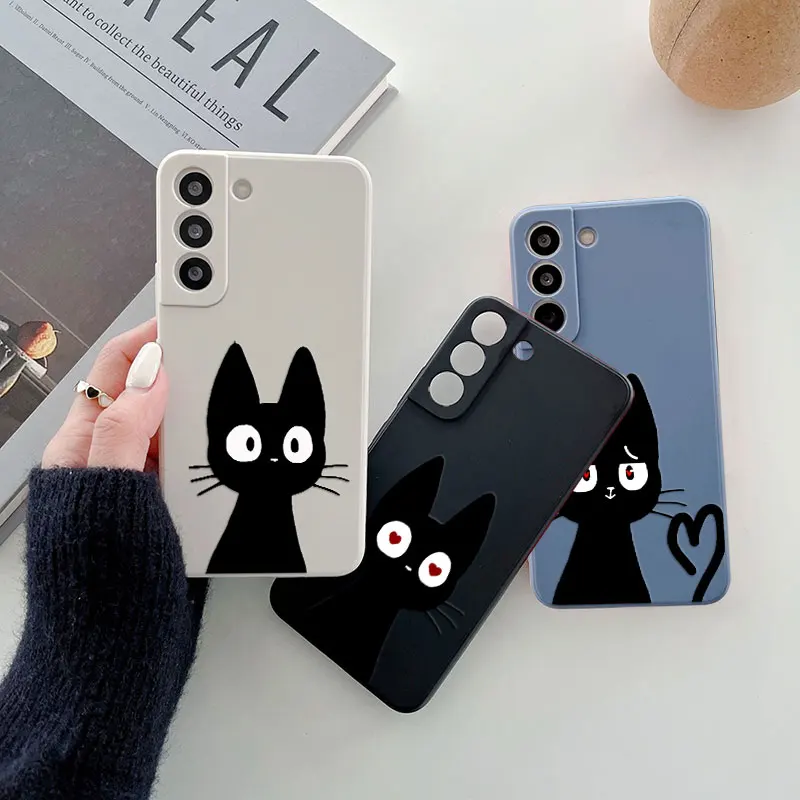 Cute Cat Black Cart…