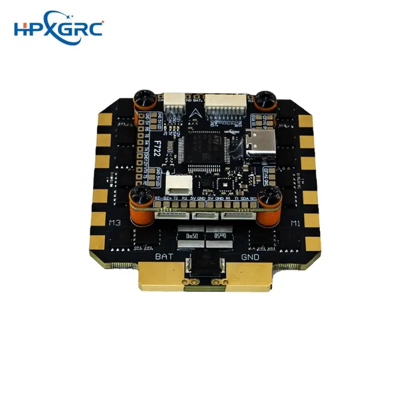 BaMasHPXGRC F722 Stack F722 Flight Controller ICM42688P With BLHeli_32 80A/100A ESC 3-8S LIPO 30.5x30.5mm For RC FPV Racing Dron