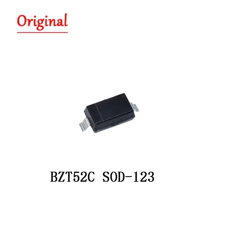 100pcs SOD-123 Zener Diode 1206 0.5W BZT52C 11V 12V 13V 15V 16V 18V 20V 22V 24V 27V 30V 33V 36V 39V 43V 47V