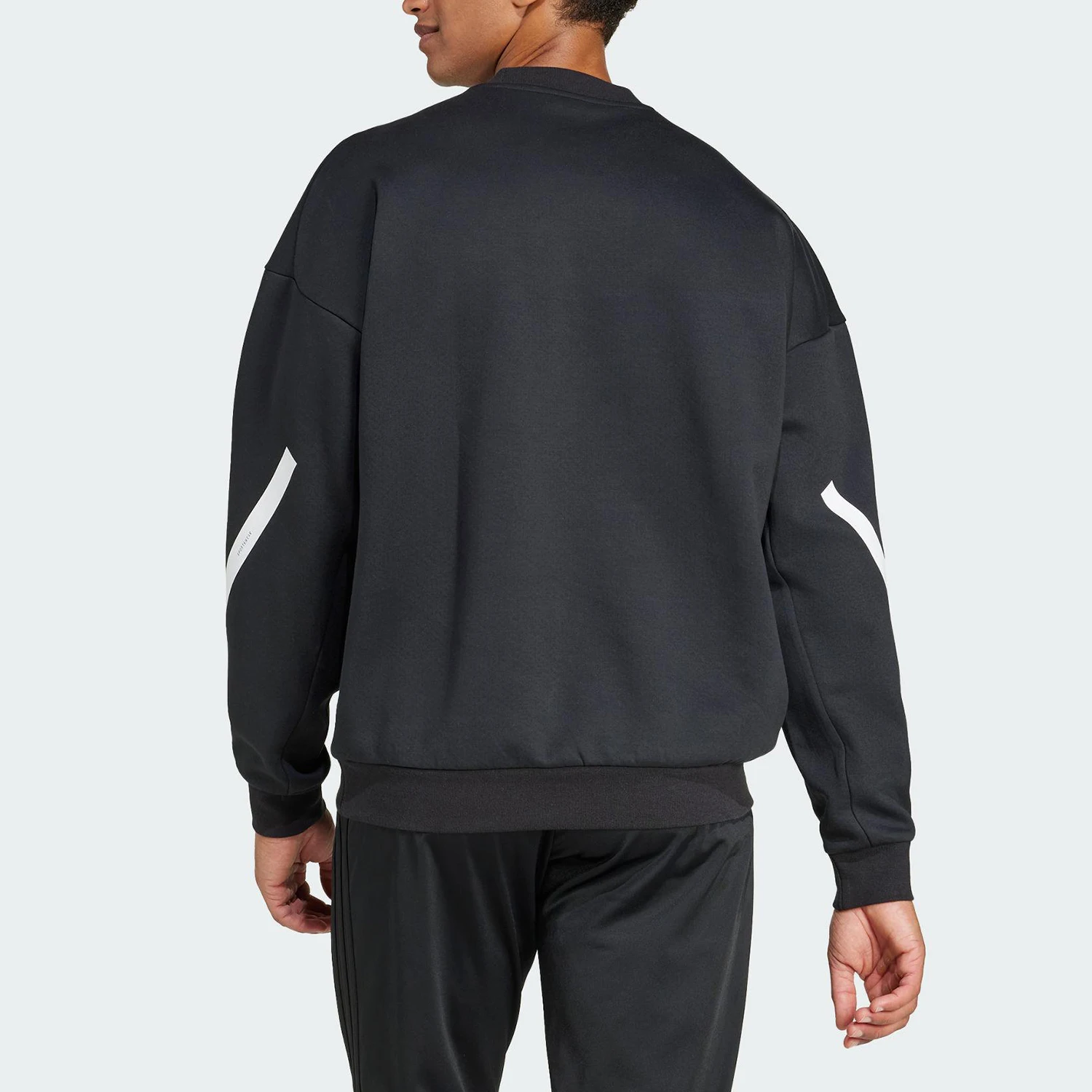 أديداس الرسمية أصيلة جديدة للرجال أزياء بسيطة جولة الرقبة البلوز JD5982 #3